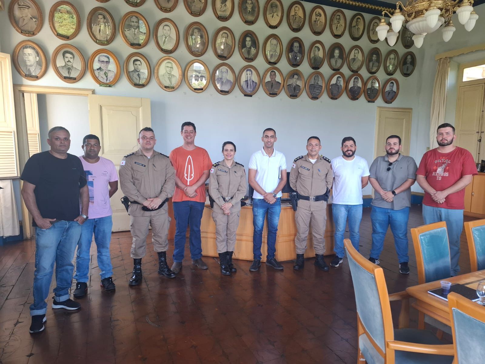 7º Batalhão e Câmara Municipal unem esforços em nome da Segurança Pública.