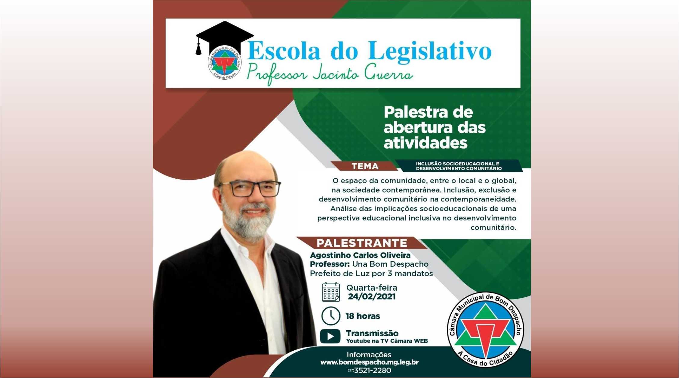 Aberta programação 2021 da Escola do Legislativo.