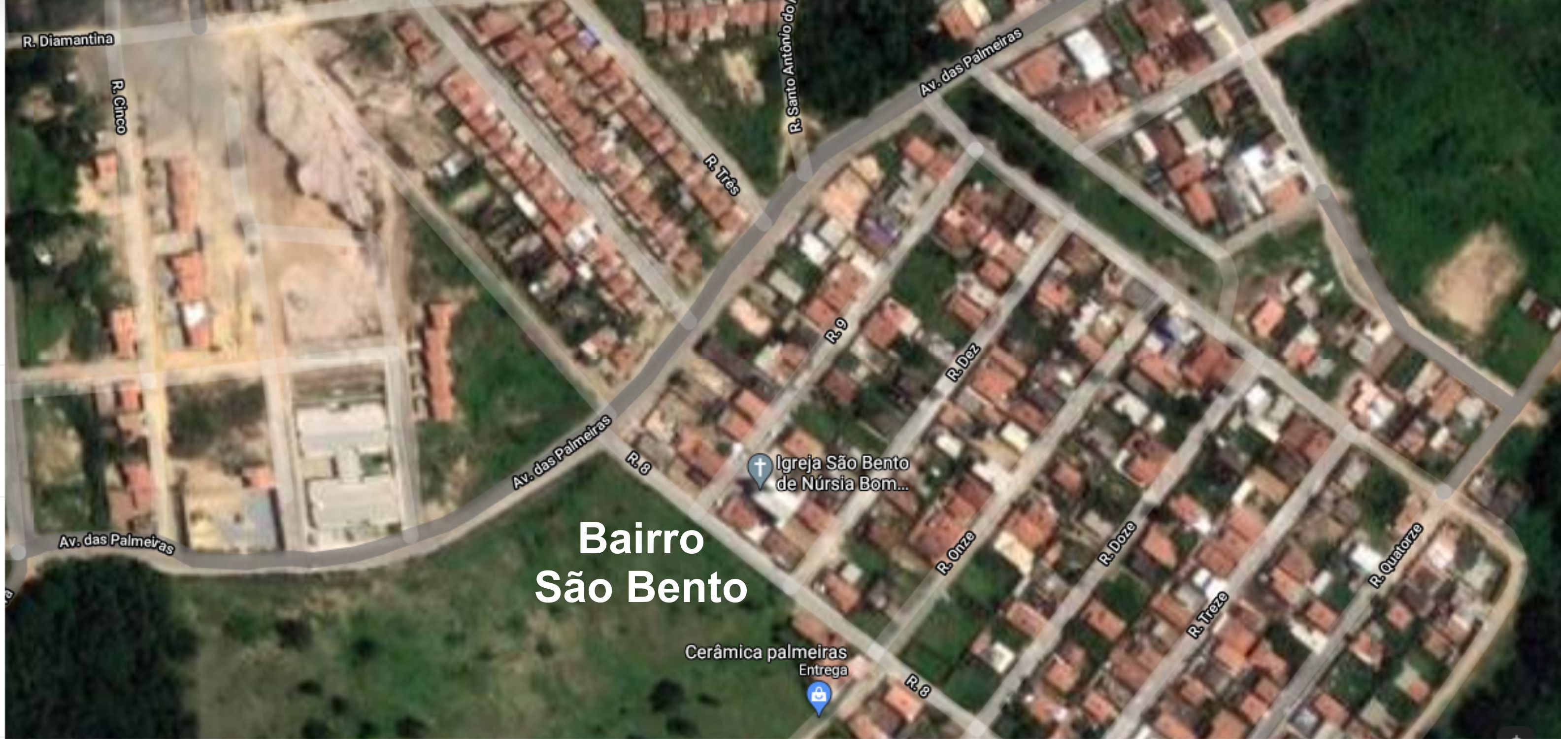 Atendendo a comunidade é nomeado o bairro São Bento.