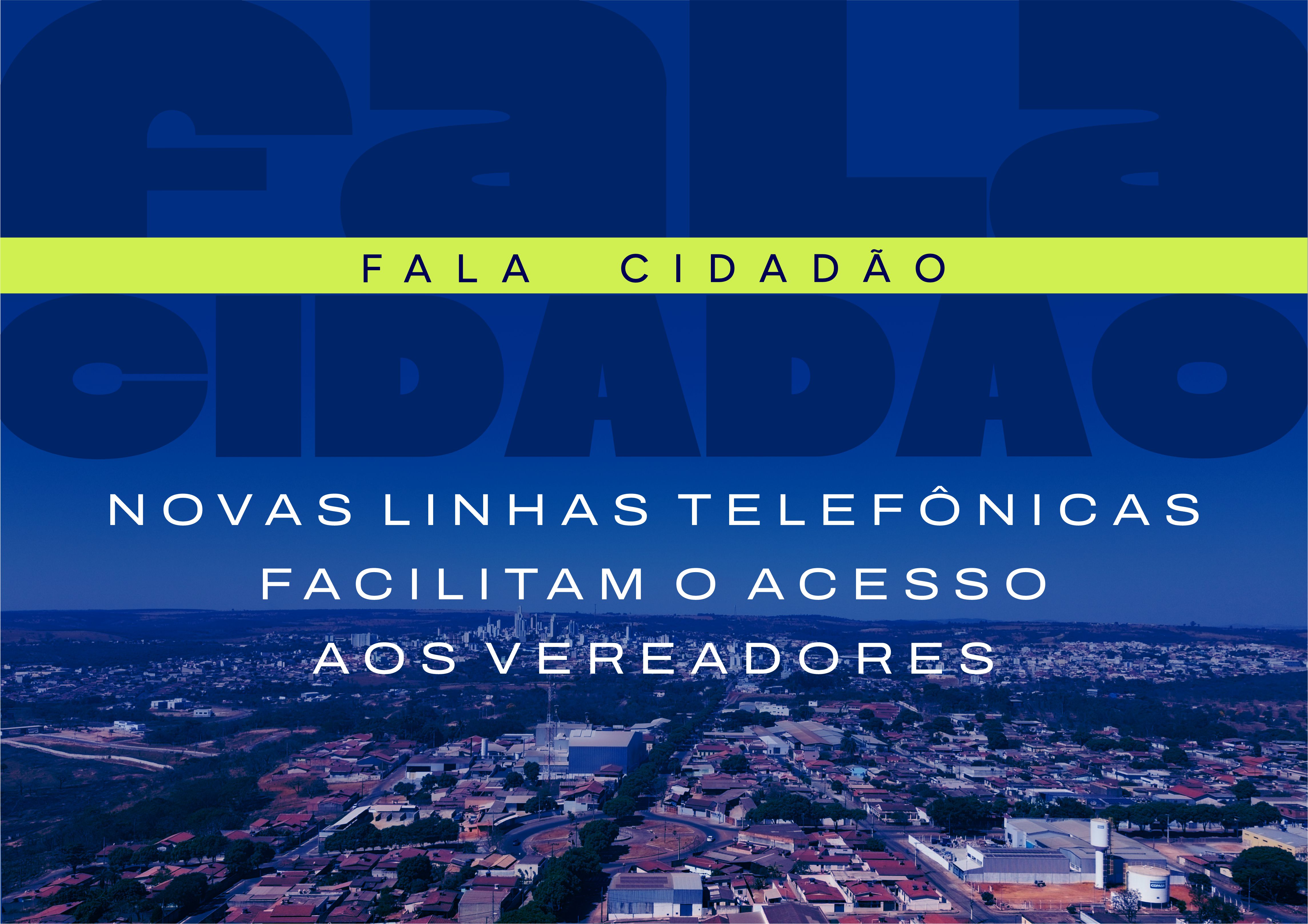 Cidadão tem canal direto de comunicação com os vereadores.