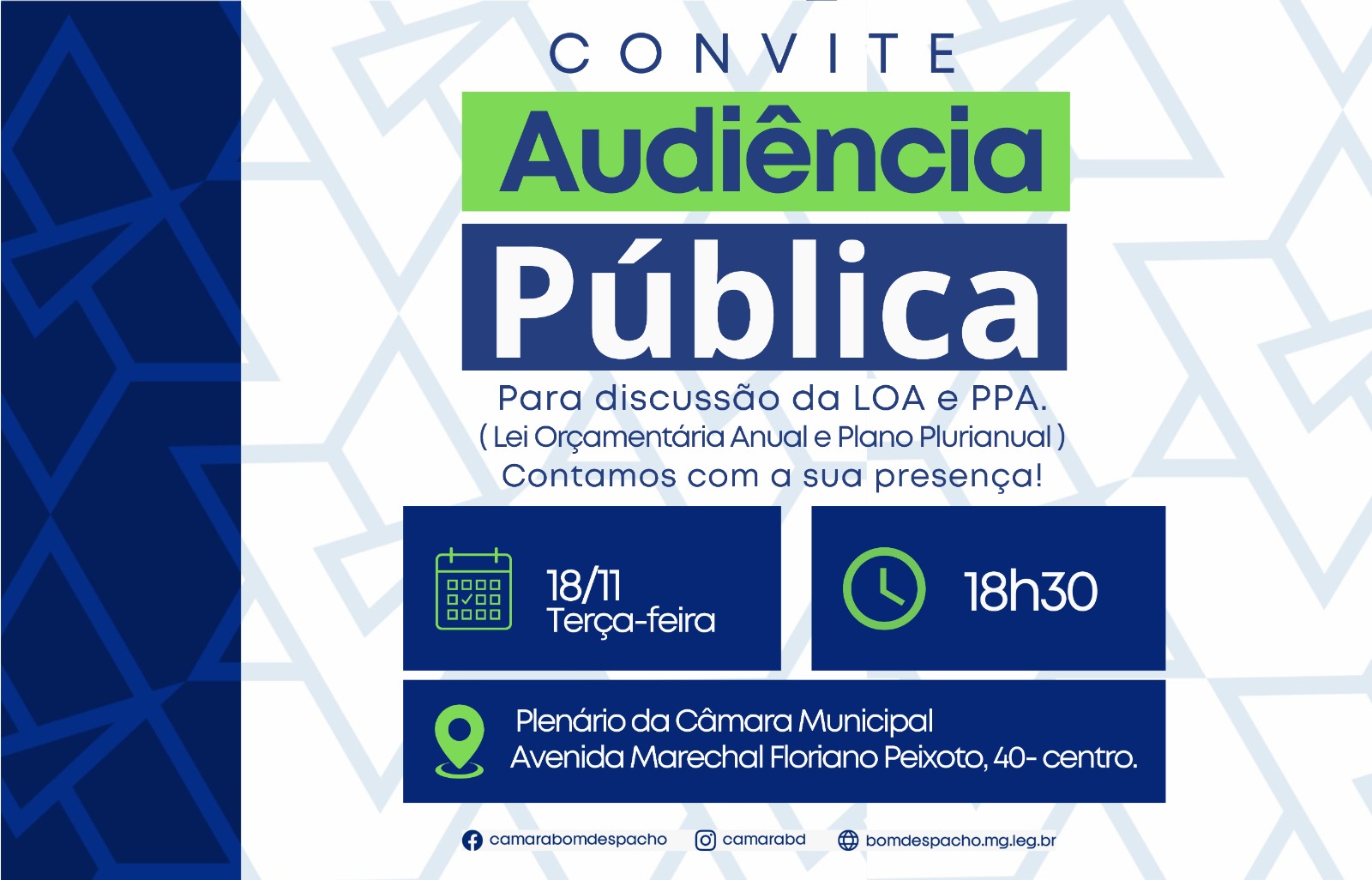 Entenda e participe das decisões sobre o orçamento municipal. 