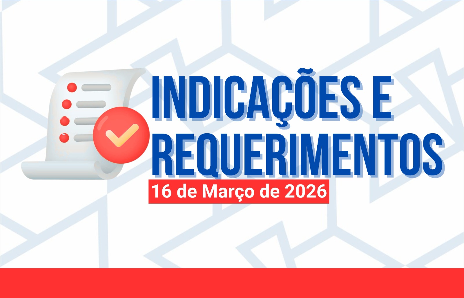 Indicações e requerimentos atendem solicitações da comunidade.