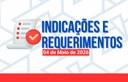 Indicações e requerimentos atendem solicitações da comunidade.