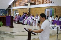 Legislativo presente na posse do novo Padre da Paróquia São Vicente.