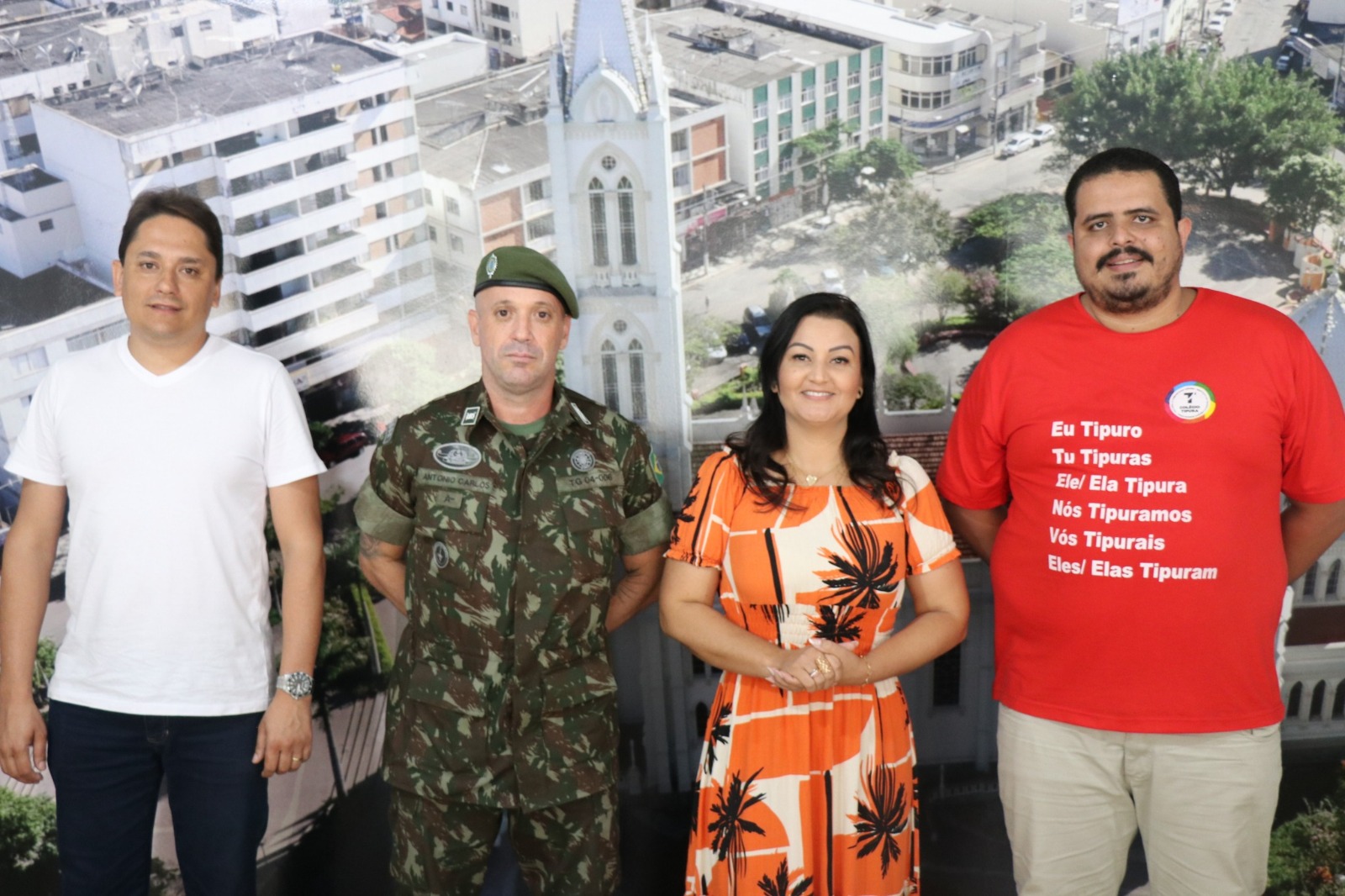 Legislativo renova parceria com Tiro de Guerra e planeja ações para a comunidade.