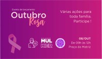 Parlamento Mulher presente na campanha Outubro Rosa.