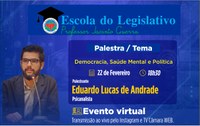Participe de mais um evento da Escola do Legislativo.