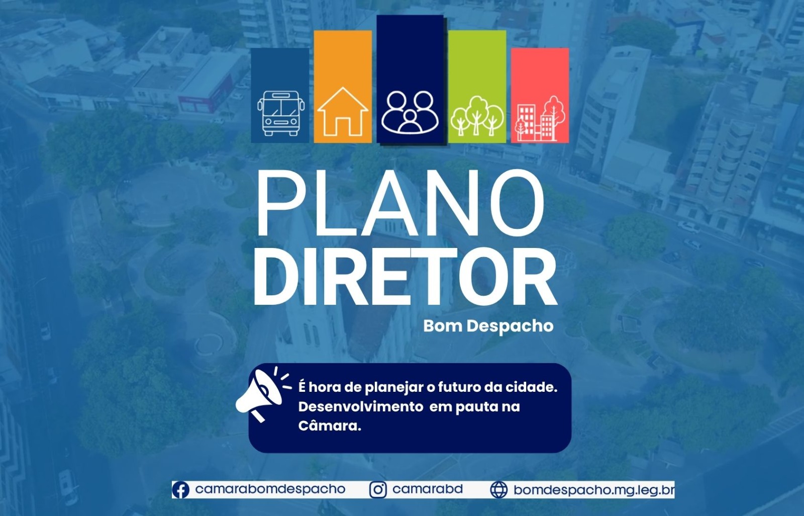 Plano Diretor entrará em debate com a população.
