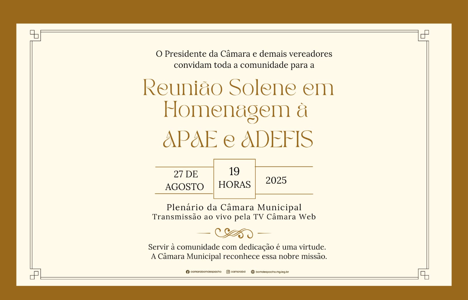 Reconhecimento a quem dedica amor e trabalho aos que precisam.