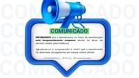 Serviços do Posto de Identificação temporariamente suspensos.