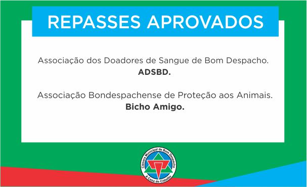 Vereadores aprovam repasse de verbas para Bicho Amigo e ADSBD.