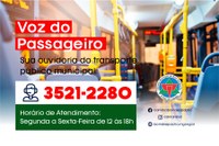 "Voz do Passageiro" garante a participação do cidadão no transporte público municipal.