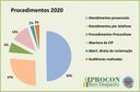 Mais de 3 mil procedimentos foram realizados pelo PROCON em 2020.