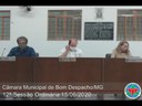 12ª Sessão Ordinária da Câmara Municipal de Bom Despacho/MG 15-06-2020